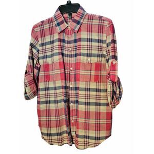 Lauren Jeans Co.Ralph Lauren‎ Plaid Shirt Size M  (S23)